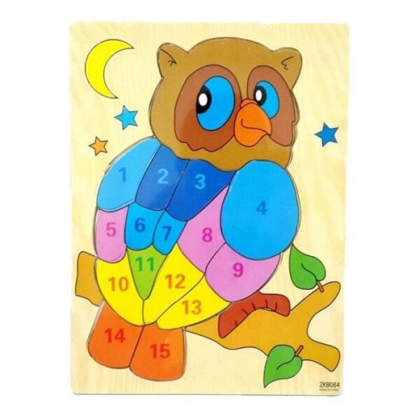 Owl letters Wooden Puzzle