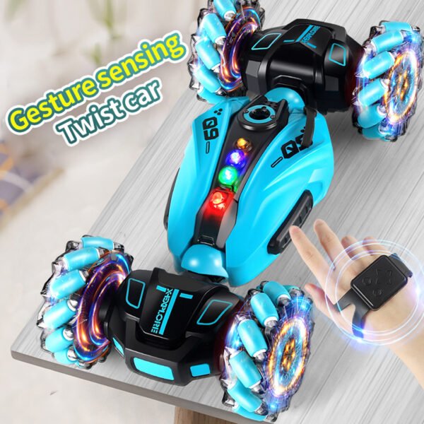 RC stunt car dual control