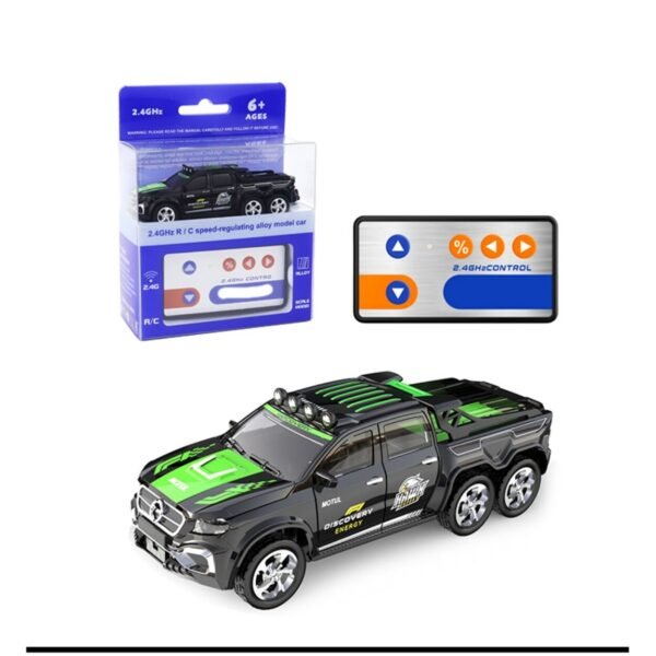 سيارة ريموت كنترول صغيرة 1:64 مع كارفان – Mini RC Car