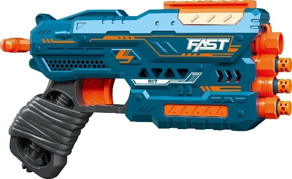 مسدس إطلاق سهام إسفنجية يدوي للأطفال – Fast Pioneer
